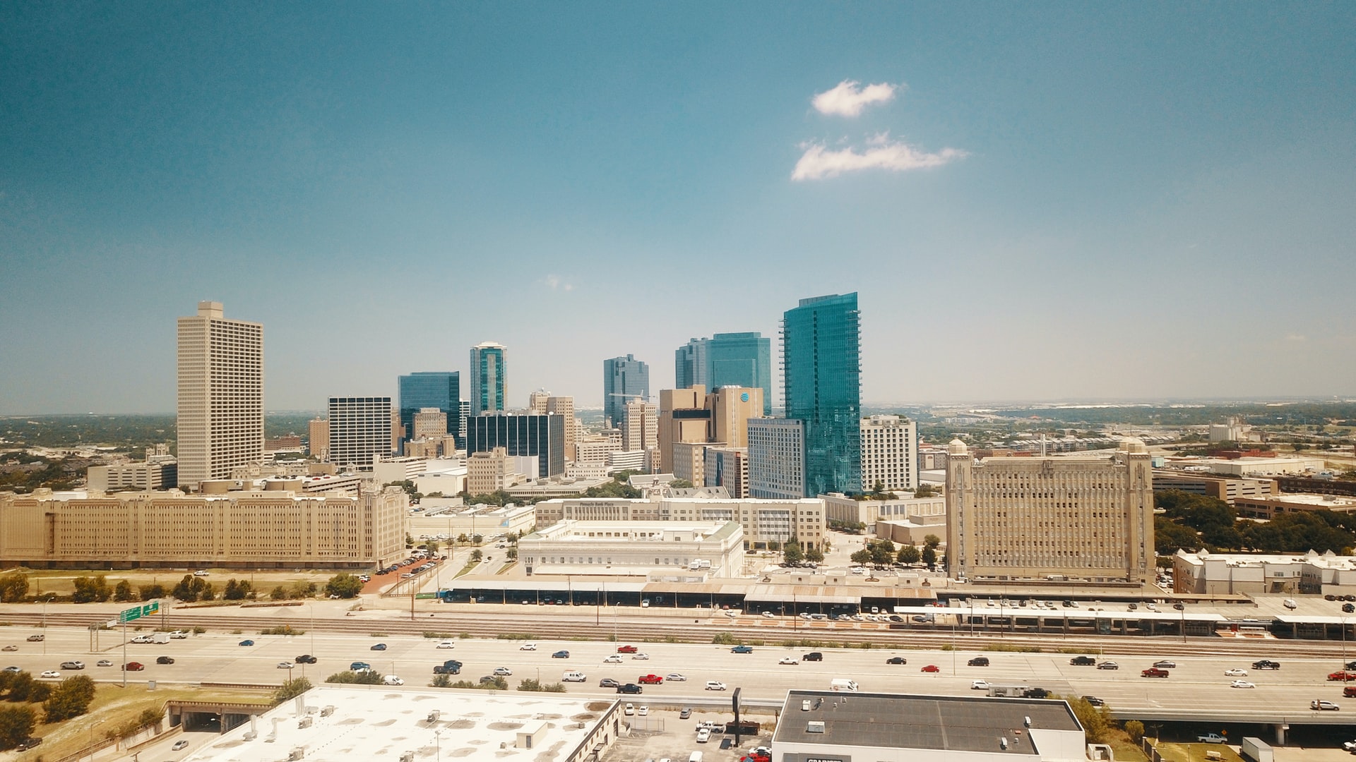 Fort Worth Texas skyline.